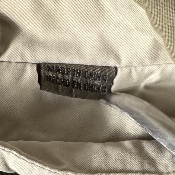 Members Only Olive Green Field Jacket Coat L Quilted Zip Out Liner Pockets - Picture 7 of 9